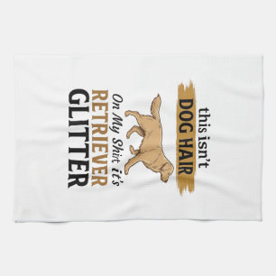 Linge De Cuisine Rétreiver Pailleté Amateur de Chien Drôle Design V