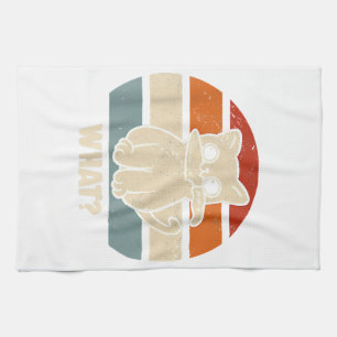 Linge De Cuisine Rétro Ce Chat Couteau Meow Kitty Funny Chats Maman