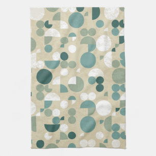 Linge De Cuisine Rétro motif abstrait