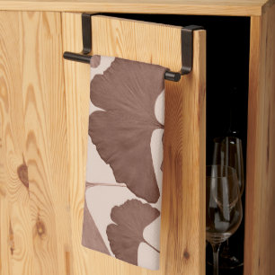 Linge De Cuisine Rêve botanique neutre de Ginkgo 1
