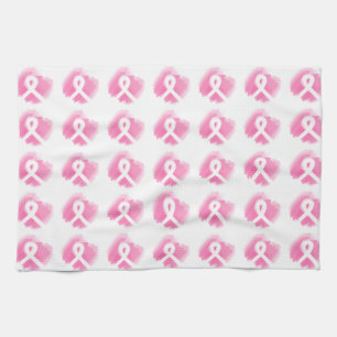 Linge De Cuisine Ribbon de sensibilisation au cancer du sein Aquare