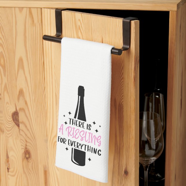 Linge De Cuisine Riesling De Vins Drôle Pour Tout (Pliage en tiers)