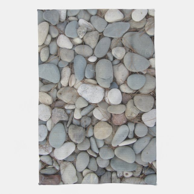 Linge De Cuisine River Stones Automne Motifs (Vertical)