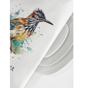 Linge De Cuisine Roadrunner en aquarelle dynamique, personnalisable