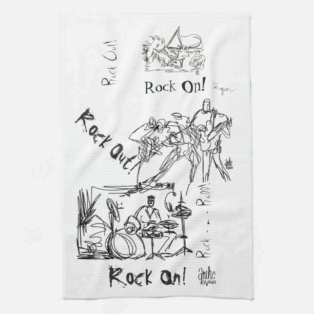 Linge De Cuisine Rock par Anthe (Vertical)