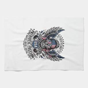 Linge De Cuisine Rocker du bandana patriotique Méta musique Old Glo
