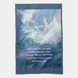Linge De Cuisine Romains de Mist Bleu Astilbe 8:28
