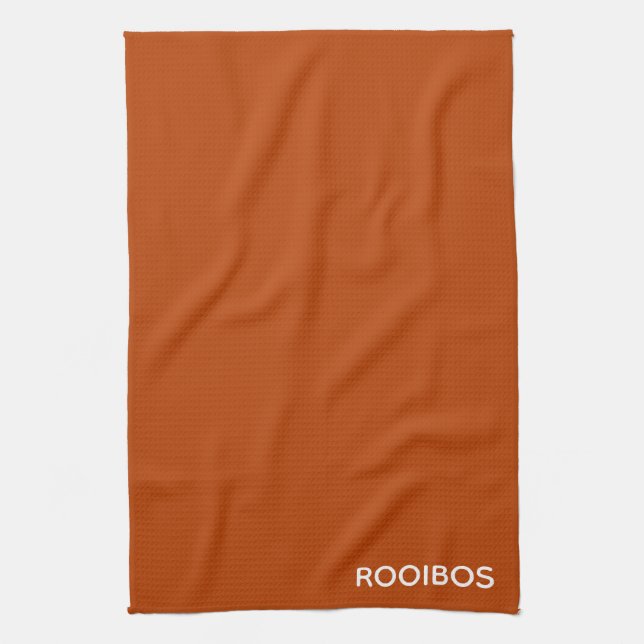 Linge De Cuisine Rooibos rouge brun nom (Vertical)