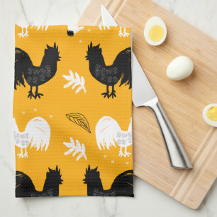 Linge De Cuisine Roosters rustique Motif de ferme