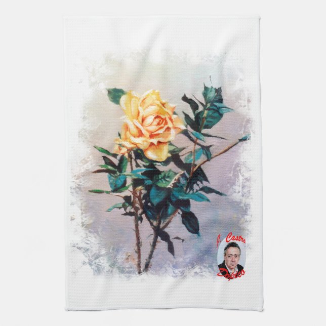 Linge De Cuisine Rosa/Rose (Vertical)