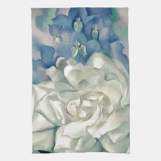 Linge De Cuisine Rose blanc et pied-d'alouette de stupéfaction la