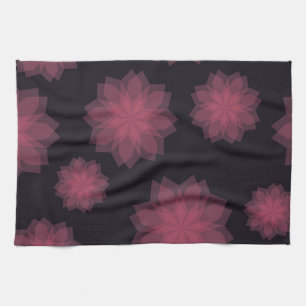 Linge De Cuisine Rose, cool, tendance, abstraction de fleurs modern