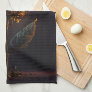 Linge De Cuisine rose en feu