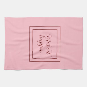 Linge De Cuisine Rose le faire briller