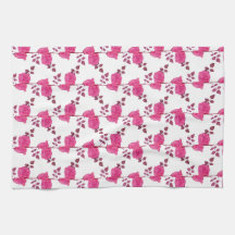 Rose on the Vine Kitchen Towel