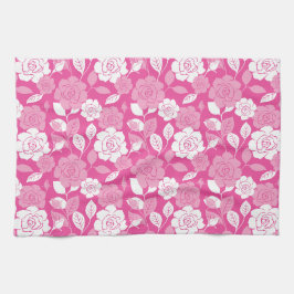 LINGE DE CUISINE ROSE PATTERN (PINK)
