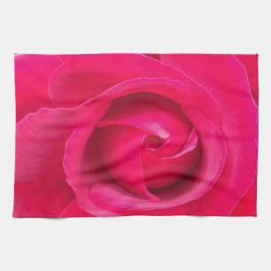 Linge De Cuisine Rose rose romantique rouge