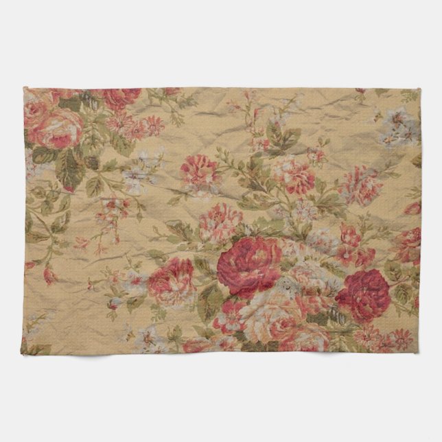 Linge De Cuisine Rose vintage (Horizontal)