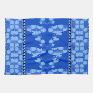 Linge De Cuisine Roses Et Vagues Roses