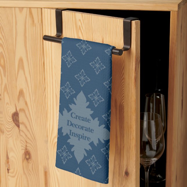 Linge De Cuisine Rosette quatre feuilles Force aérienne Blue Foular (Pliage en tiers)