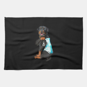 Linge De Cuisine Rottweiler I Love Maman Tattoo