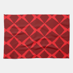 Linge De Cuisine Rouge, cool, tendance, urbain, x traits de brosse