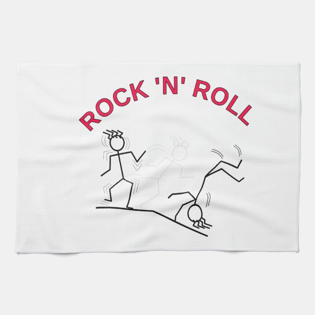 Linge De Cuisine Rouleau Rock 'N' (Horizontal)