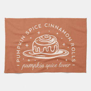 Linge De Cuisine Rouleaux de cannelle à épices citrouilles