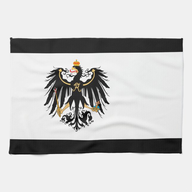 Linge De Cuisine Royaume drapeau national de Prusse (Horizontal)