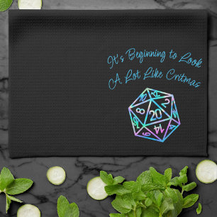 Linge De Cuisine RPG Critmas Holo Retro Tabletop Role Player Dice