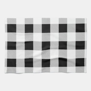 Linge De Cuisine ruc farmhouse chic black and white plaid