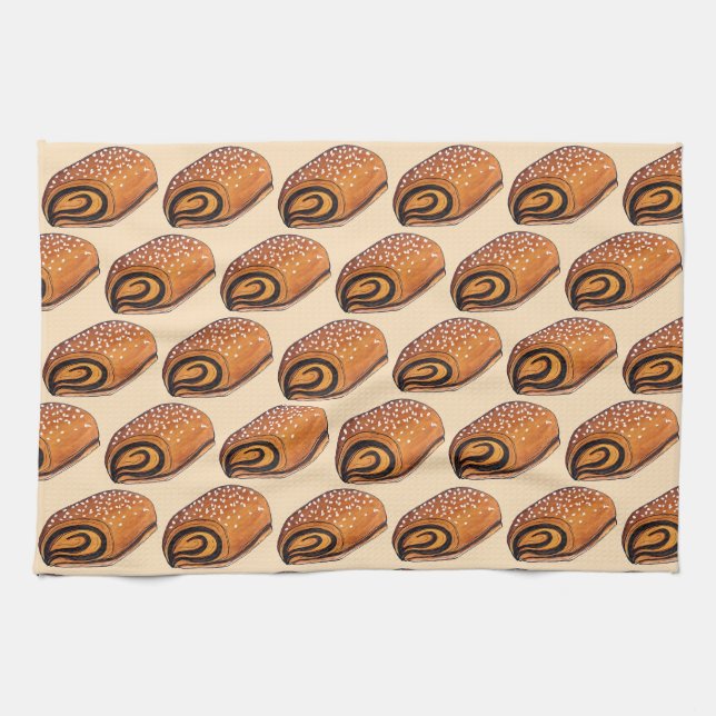 Linge De Cuisine Rugelach Juif Polonais Croissant Rouleau Pâtisseri (Horizontal)