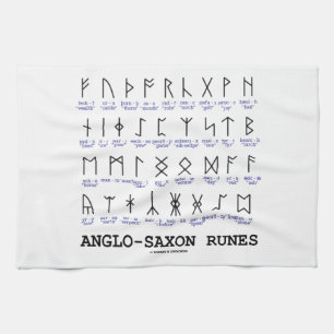 Linge De Cuisine Runes anglo-saxonnes (cryptographie de