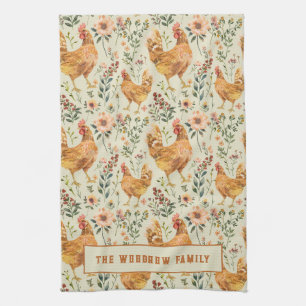 Linge De Cuisine Rustic Country Nom de famille Ferme