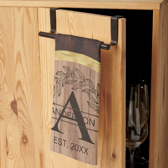 Linge De Cuisine rustique (Pliage en tiers)