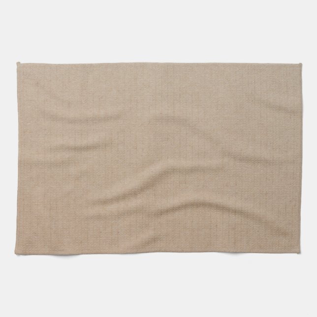 Linge De Cuisine Rustique Kraft papier blanc Modèle personnalisé (Horizontal)