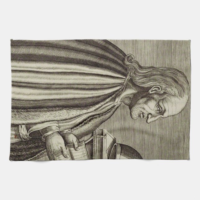 Linge De Cuisine Saint Anselme de Canterbury Docteur de l'Église (Horizontal)