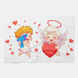 Linge De Cuisine Saint-Valentin 2025 : Angels mignons et joyeux 👼