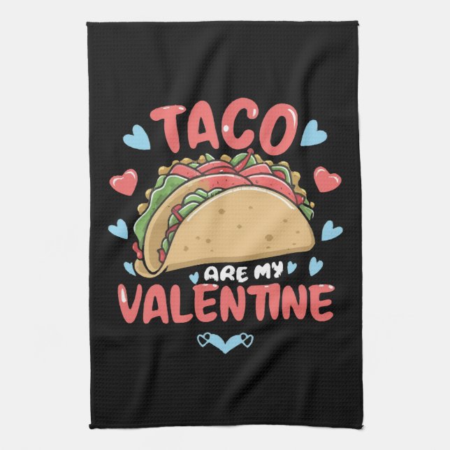 Linge De Cuisine Saint-Valentin-Taco (Vertical)