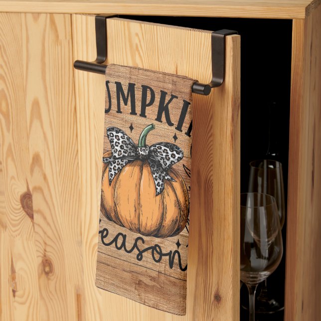 Linge De Cuisine Saison Citrouille Russe automne Thanksgiving (Pliage en tiers)