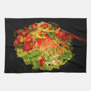 Linge De Cuisine Salade tomate carotte laitue