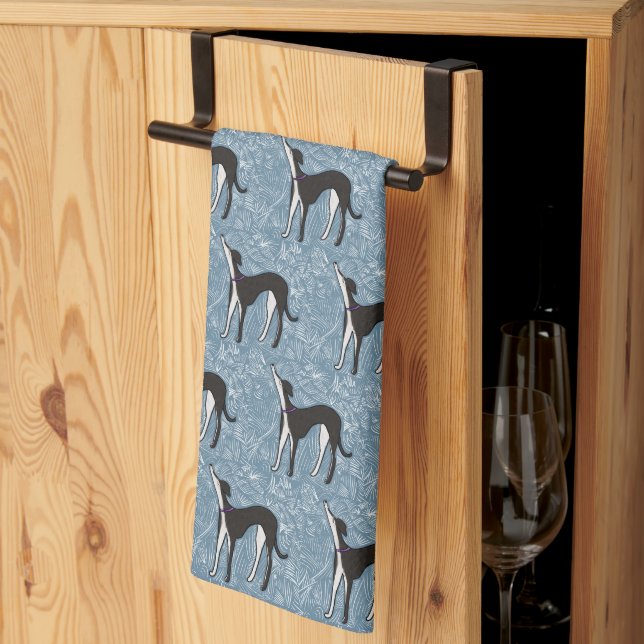 Linge De Cuisine Saluki Greyhound (Pliage en tiers)