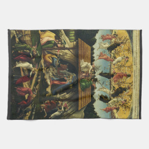 Linge De Cuisine Sandro Botticelli - La Nativité mystique – Beaux-a
