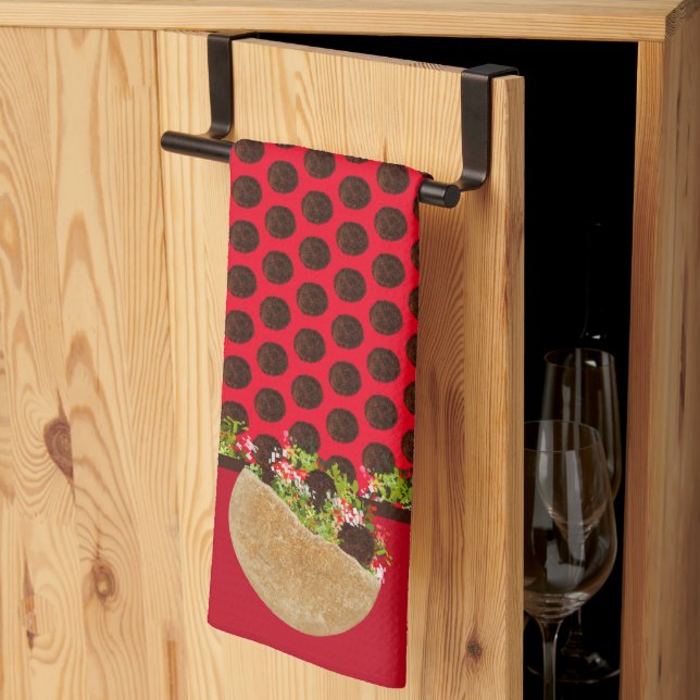 Linge De Cuisine Sandwichs Falafel (Pliage en tiers)