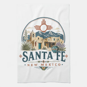 Linge De Cuisine Santa Fe Nouveau-Mexique Architecture Adobe Sud-Ou