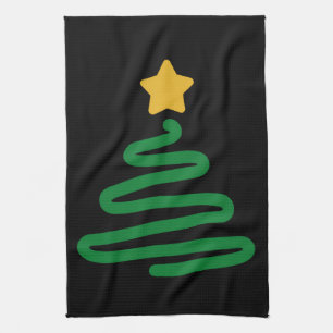 Linge De Cuisine Sapin de Noël drôle