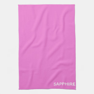 Linge De Cuisine Sapphire pink colour