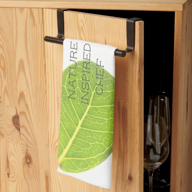 Linge De Cuisine Sauvage Feuille de Fig Minimalisme Nature Inspiré  (Pliage en tiers)