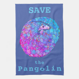 Linge De Cuisine Sauver les Pangolins Animal en Voie de Disparition