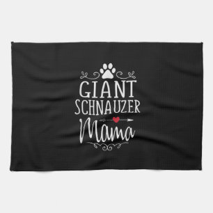 Linge De Cuisine schnauzer géant mama - amusant amant schnauzer cad